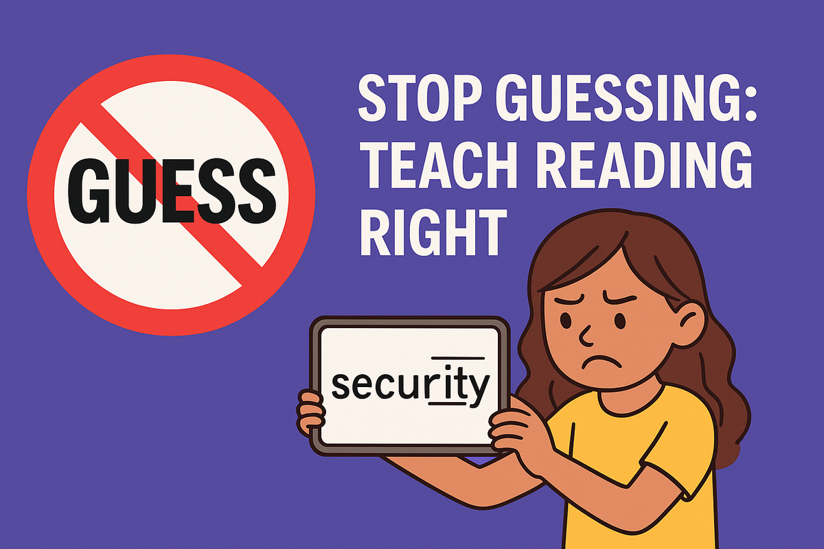 Why Guessing Fails Dyslexic Readers